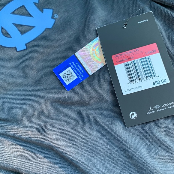 Jordan Men's N.C. Tar Heels Pullover Bala Hoodie - Picture 5 of 5